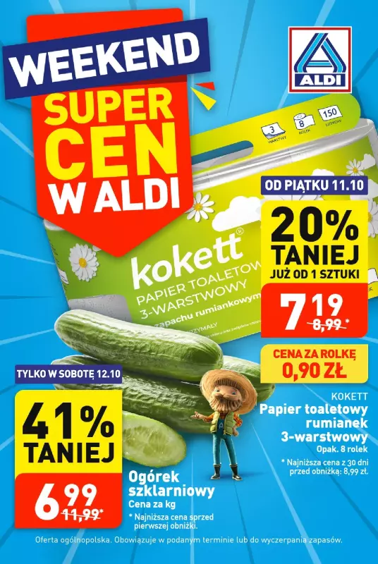 Aldi - gazetka promocyjna Super cena! od piątku 11.10 do soboty 12.10