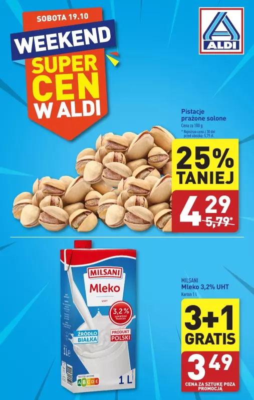 Aldi - gazetka promocyjna Super cena! od soboty 19.10 do soboty 19.10