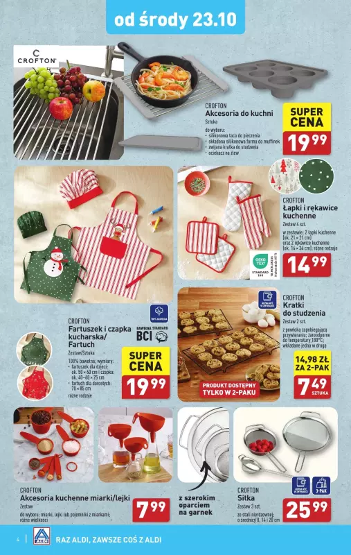 Aldi - gazetka promocyjna Aldi ma to coś! od poniedziałku 21.10 do soboty 26.10 - strona 4