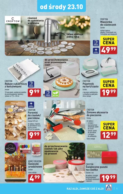 Aldi - gazetka promocyjna Aldi ma to coś! od poniedziałku 21.10 do soboty 26.10 - strona 5