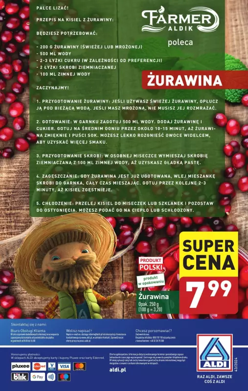 Aldi - gazetka promocyjna Farmer Aldik poleca! od poniedziałku 21.10 do soboty 26.10 - strona 6