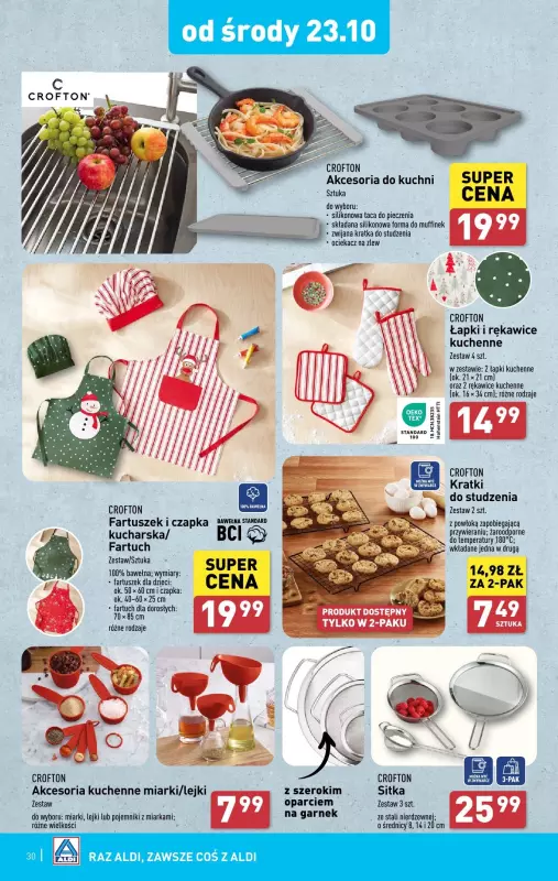 Aldi - gazetka promocyjna Pełny katalog od poniedziałku 21.10 do soboty 26.10 - strona 30