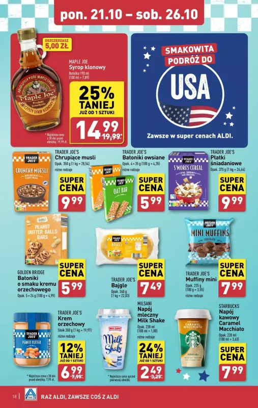 Aldi - gazetka promocyjna Pełny katalog od poniedziałku 21.10 do soboty 26.10 - strona 18