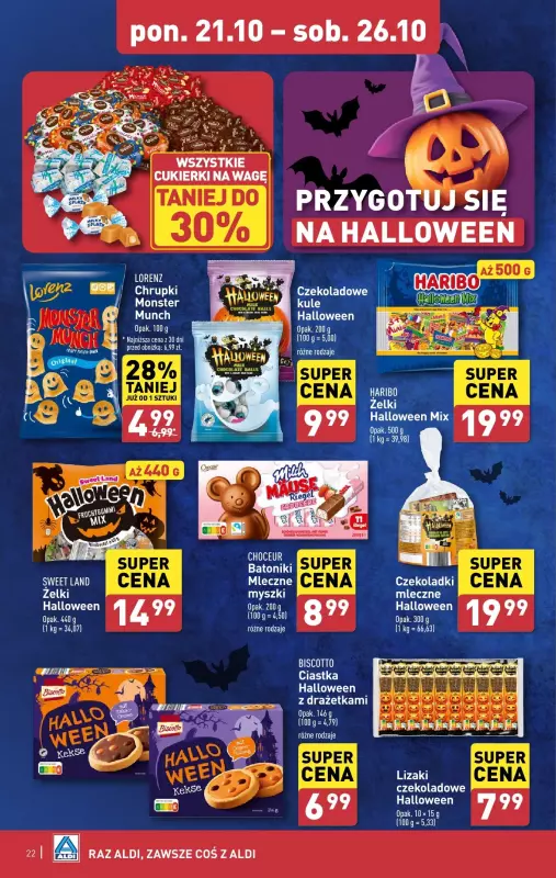 Aldi - gazetka promocyjna Pełny katalog od poniedziałku 21.10 do soboty 26.10 - strona 22