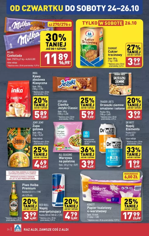 Aldi - gazetka promocyjna Pełny katalog od poniedziałku 21.10 do soboty 26.10 - strona 24