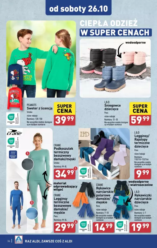 Aldi - gazetka promocyjna Pełny katalog od poniedziałku 21.10 do soboty 26.10 - strona 34