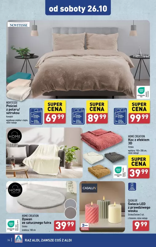 Aldi - gazetka promocyjna Pełny katalog od poniedziałku 21.10 do soboty 26.10 - strona 36