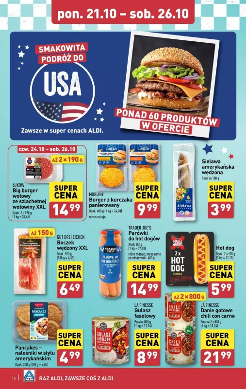 Aldi - gazetka promocyjna Pełny katalog od poniedziałku 21.10 do soboty 26.10 - strona 16