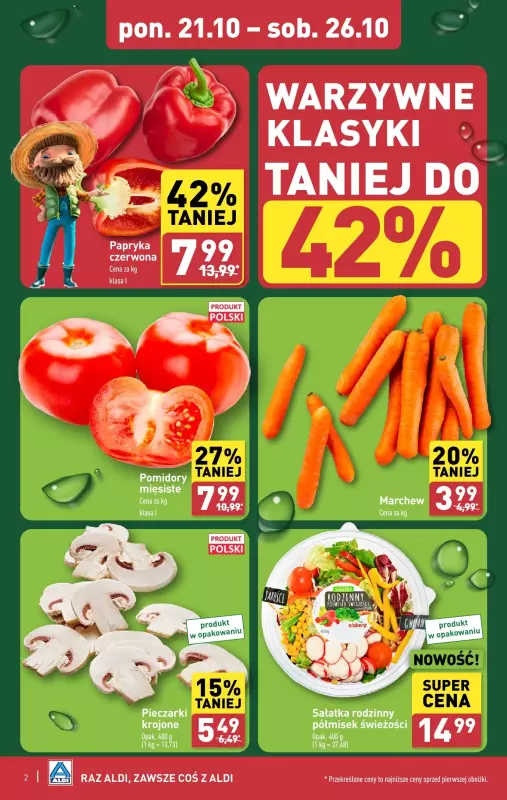 Aldi - gazetka promocyjna Pełny katalog od poniedziałku 21.10 do soboty 26.10 - strona 2