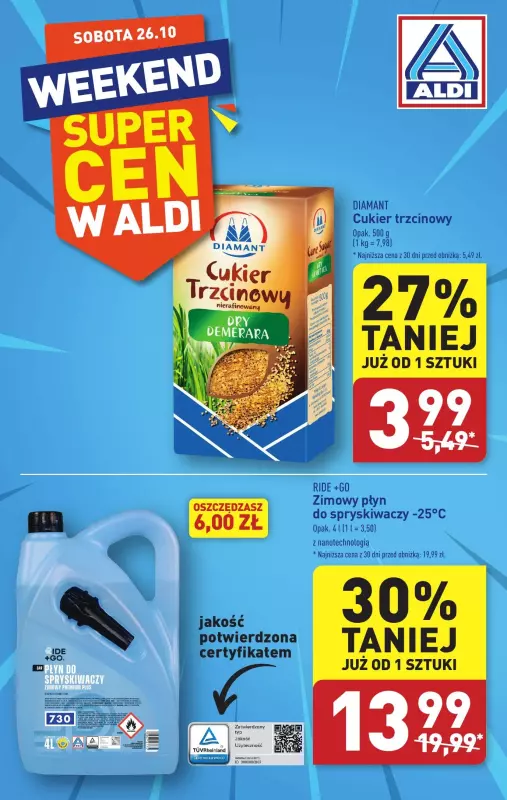 Aldi - gazetka promocyjna Super cena! od soboty 26.10 do soboty 26.10