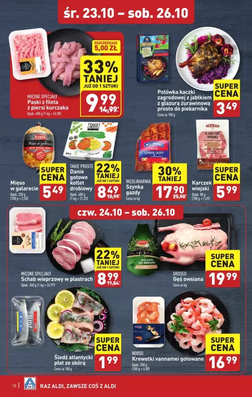 Aldi - gazetka promocyjna Legnica: WIELKIE OTWARCIE już w środę: 23.10! od środy 23.10 do soboty 26.10 - strona 18