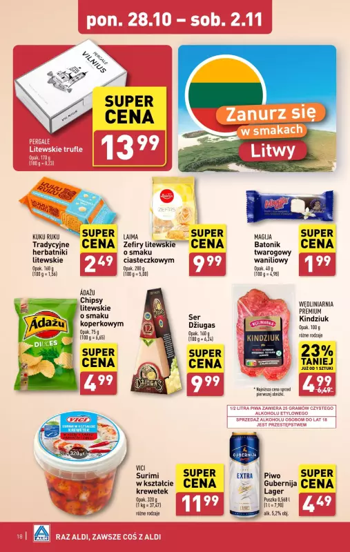 Aldi - gazetka promocyjna Pełny katalog! od poniedziałku 28.10 do soboty 02.11 - strona 18