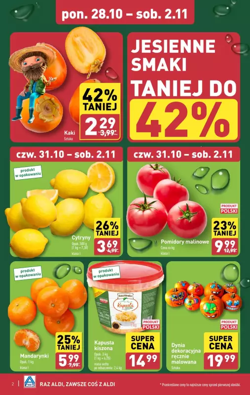 Aldi - gazetka promocyjna Pełny katalog! od poniedziałku 28.10 do soboty 02.11 - strona 2