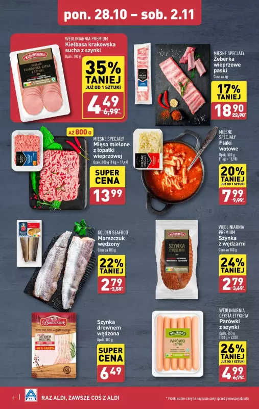 Aldi - gazetka promocyjna Pełny katalog! od poniedziałku 28.10 do soboty 02.11 - strona 6