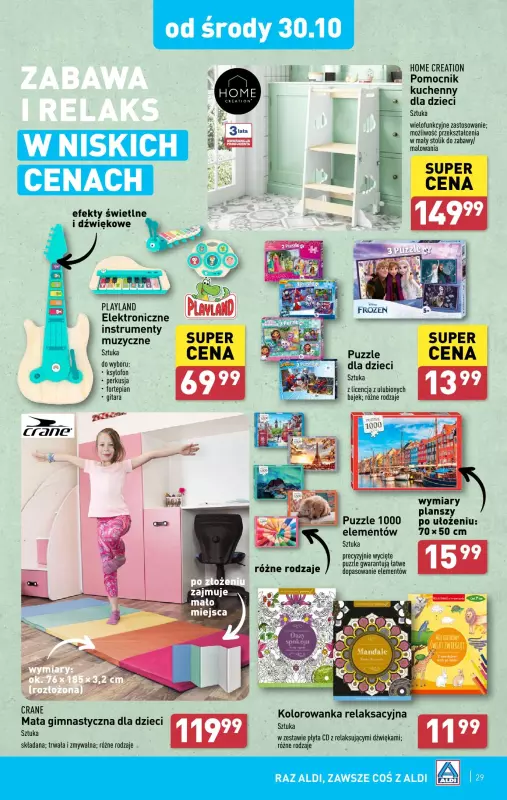 Aldi - gazetka promocyjna Pełny katalog! od poniedziałku 28.10 do soboty 02.11 - strona 29