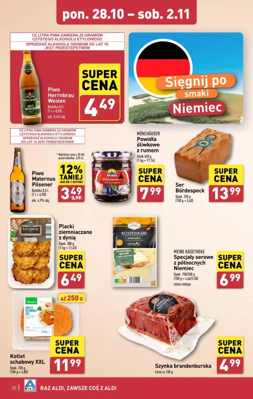 Aldi - gazetka promocyjna Pełny katalog! od poniedziałku 28.10 do soboty 02.11 - strona 20