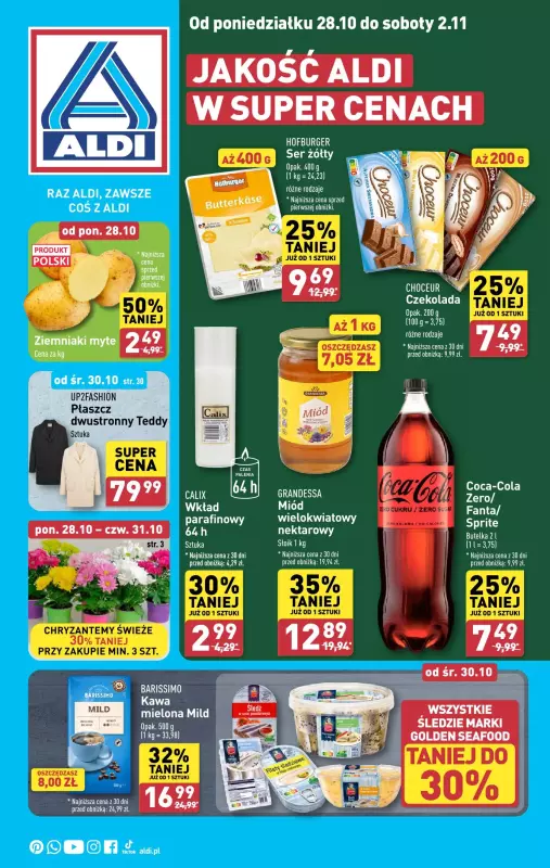 Aldi - gazetka promocyjna Pełny katalog! od poniedziałku 28.10 do soboty 02.11