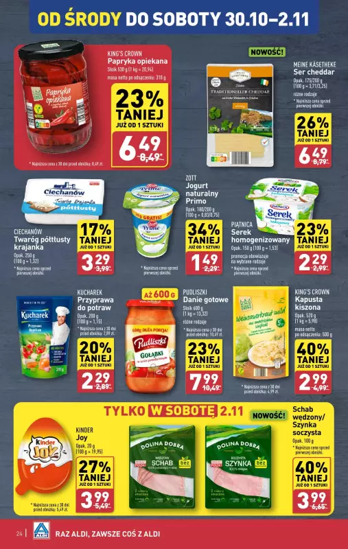 Aldi - gazetka promocyjna Pełny katalog! od poniedziałku 28.10 do soboty 02.11 - strona 24