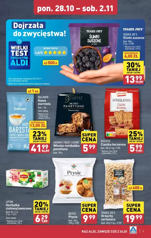 Aldi - gazetka promocyjna Pełny katalog! od poniedziałku 28.10 do soboty 02.11 - strona 9