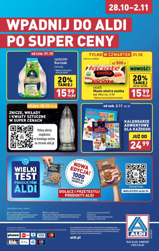 Aldi - gazetka promocyjna Pełny katalog! od poniedziałku 28.10 do soboty 02.11 - strona 36