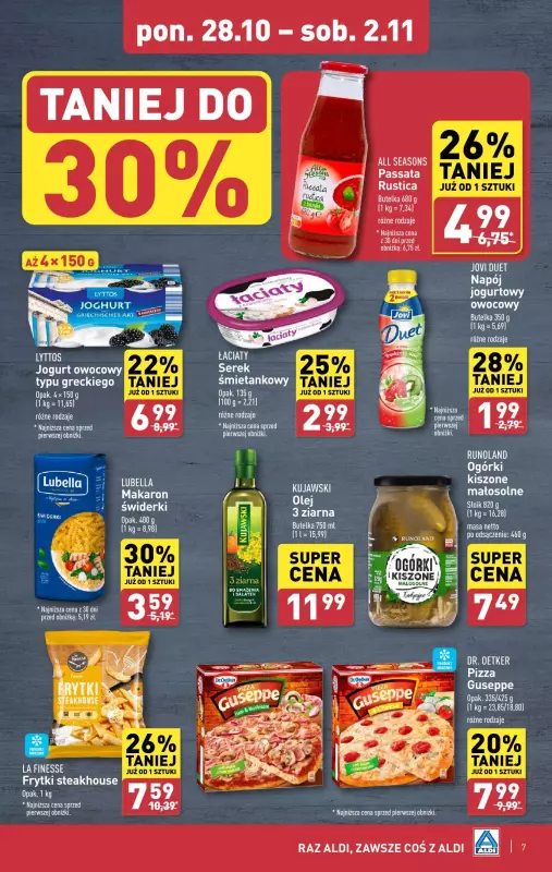 Aldi - gazetka promocyjna Pełny katalog! od poniedziałku 28.10 do soboty 02.11 - strona 7