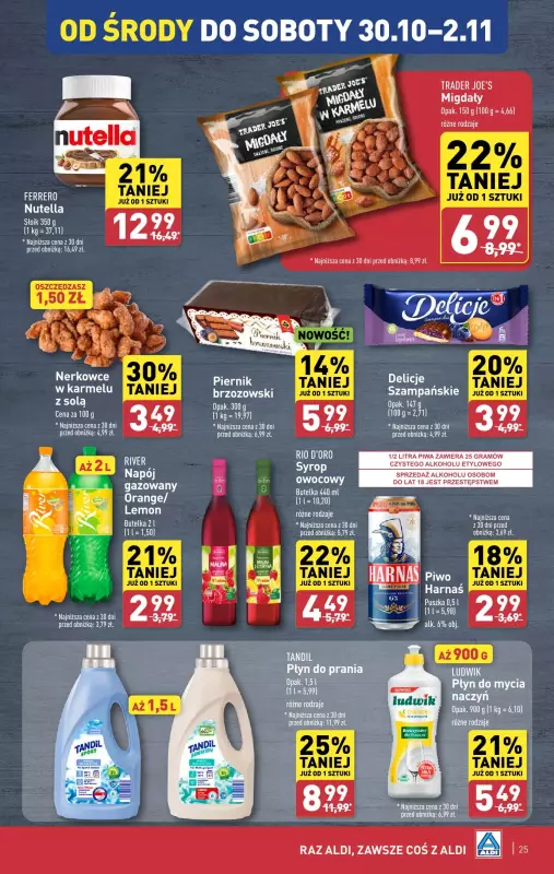 Aldi - gazetka promocyjna Pełny katalog! od poniedziałku 28.10 do soboty 02.11 - strona 25