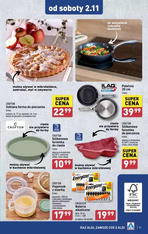 Aldi - gazetka promocyjna Pełny katalog! od poniedziałku 28.10 do soboty 02.11 - strona 35