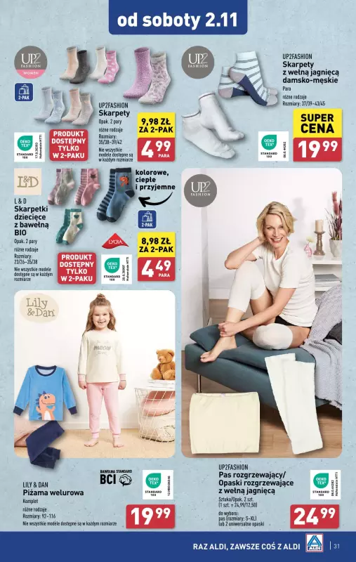 Aldi - gazetka promocyjna Pełny katalog! od poniedziałku 28.10 do soboty 02.11 - strona 31