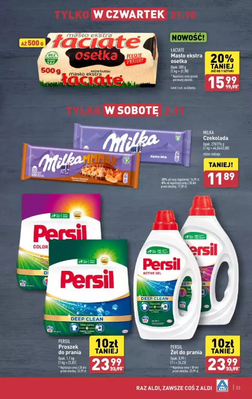 Aldi - gazetka promocyjna Pełny katalog! od poniedziałku 28.10 do soboty 02.11 - strona 23