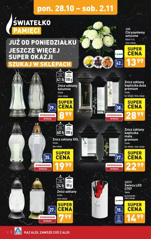 Aldi - gazetka promocyjna Aldi ma to coś! od poniedziałku 28.10 do soboty 02.11 - strona 2