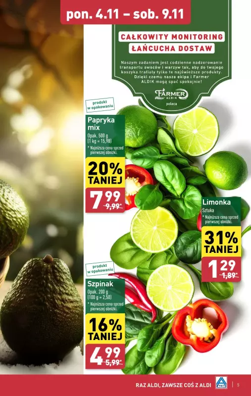 Aldi - gazetka promocyjna Pełny katalog! od poniedziałku 04.11 do soboty 09.11 - strona 5