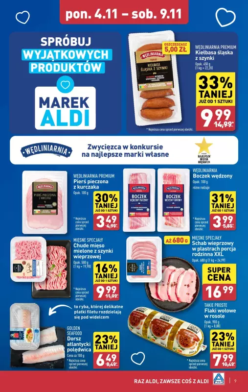 Aldi - gazetka promocyjna Pełny katalog! od poniedziałku 04.11 do soboty 09.11 - strona 9