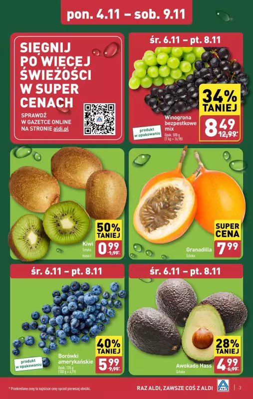 Aldi - gazetka promocyjna Pełny katalog! od poniedziałku 04.11 do soboty 09.11 - strona 3