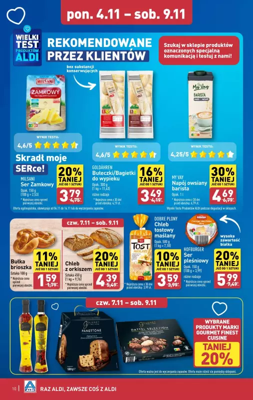 Aldi - gazetka promocyjna Pełny katalog! od poniedziałku 04.11 do soboty 09.11 - strona 10