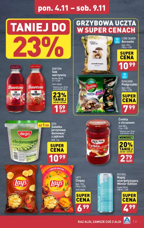 Aldi - gazetka promocyjna Pełny katalog! od poniedziałku 04.11 do soboty 09.11 - strona 21