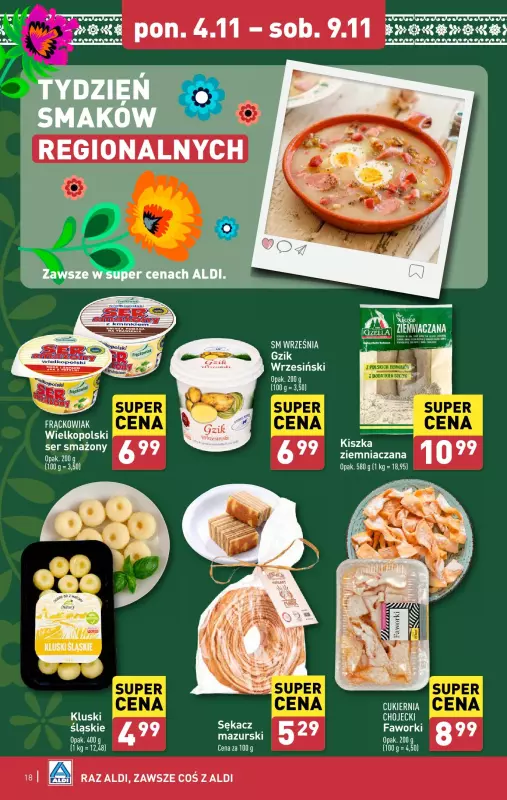 Aldi - gazetka promocyjna Pełny katalog! od poniedziałku 04.11 do soboty 09.11 - strona 18