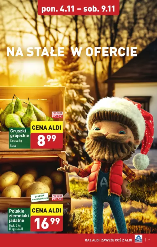 Aldi - gazetka promocyjna Farmer Aldik poleca! od poniedziałku 04.11 do soboty 09.11 - strona 7