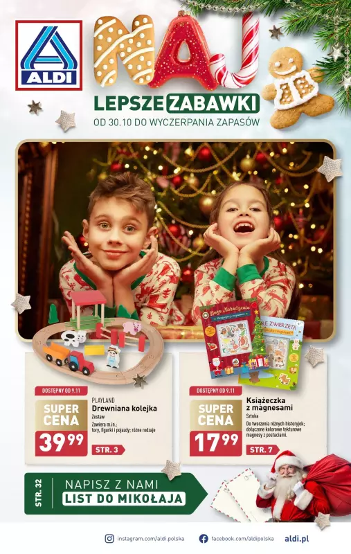 Aldi - gazetka promocyjna Najlepsze zabawki! od poniedziałku 04.11 do soboty 09.11