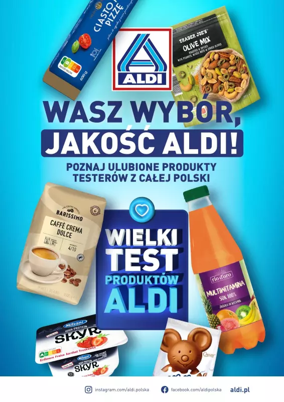 Aldi - gazetka promocyjna Wasz wybór, jakość Aldi! od poniedziałku 04.11 do soboty 09.11