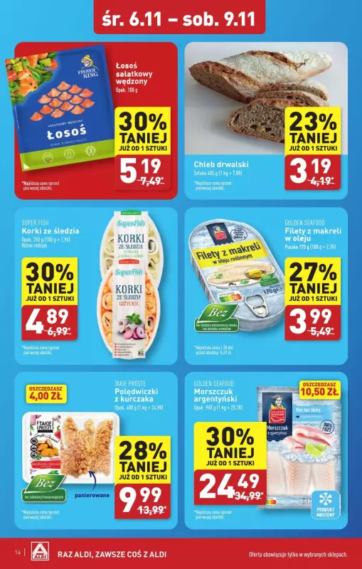 Aldi - gazetka promocyjna Chełm : WIELKIE OTWARCIE już w środę : 06.11! od środy 06.11 do soboty 09.11 - strona 14