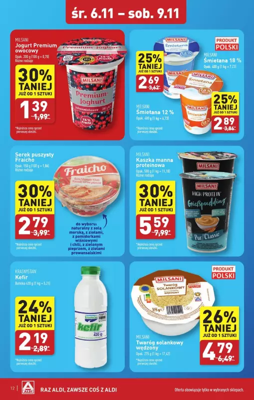 Aldi - gazetka promocyjna Chełm : WIELKIE OTWARCIE już w środę : 06.11! od środy 06.11 do soboty 09.11 - strona 12