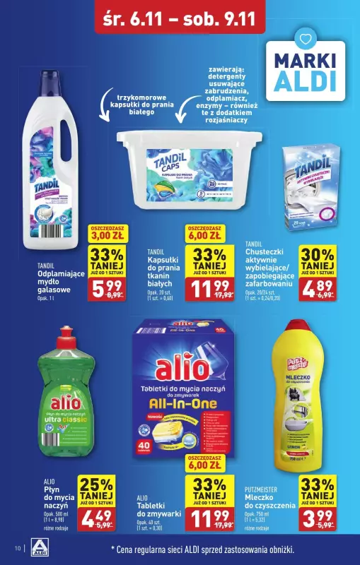 Aldi - gazetka promocyjna Chełm : WIELKIE OTWARCIE już w środę : 06.11! od środy 06.11 do soboty 09.11 - strona 10