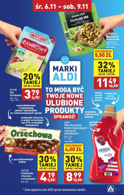 Aldi - gazetka promocyjna Chełm : WIELKIE OTWARCIE już w środę : 06.11! od środy 06.11 do soboty 09.11 - strona 5