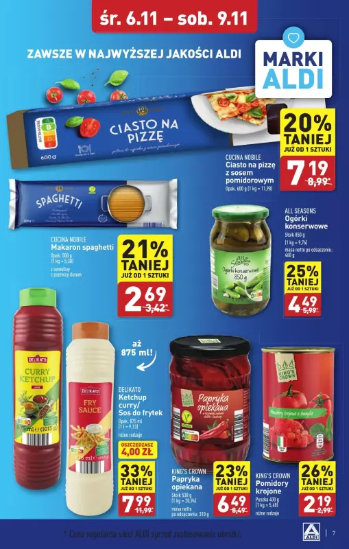 Aldi - gazetka promocyjna Chełm : WIELKIE OTWARCIE już w środę : 06.11! od środy 06.11 do soboty 09.11 - strona 7