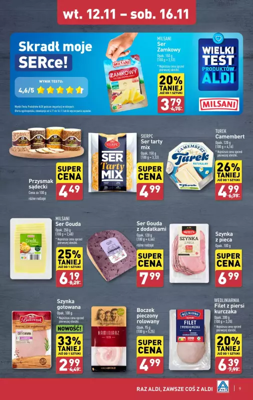 Aldi - gazetka promocyjna Pełny katalog! od wtorku 12.11 do soboty 16.11 - strona 9