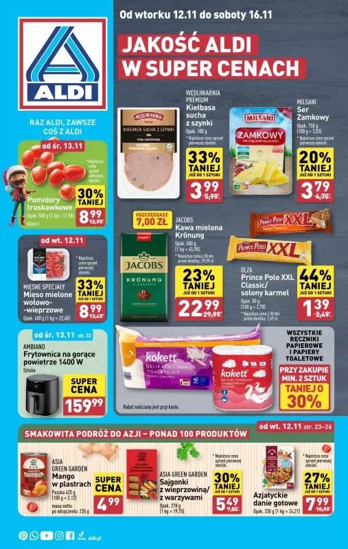 Aldi - gazetka promocyjna Pełny katalog! od wtorku 12.11 do soboty 16.11