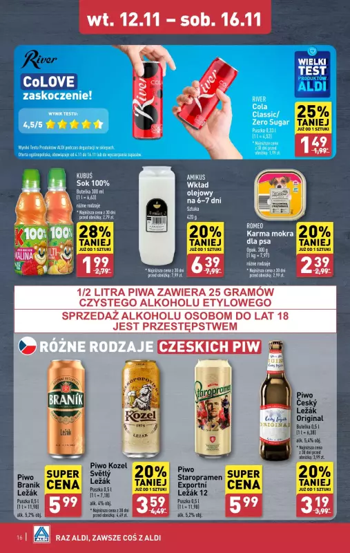 Aldi - gazetka promocyjna Pełny katalog! od wtorku 12.11 do soboty 16.11 - strona 16