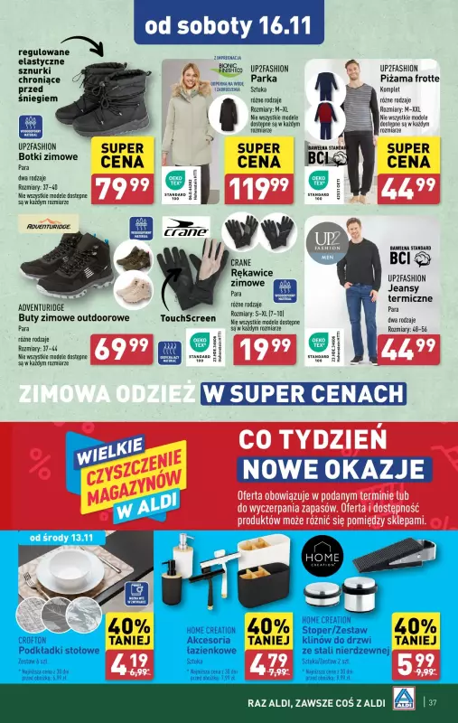 Aldi - gazetka promocyjna Pełny katalog! od wtorku 12.11 do soboty 16.11 - strona 37