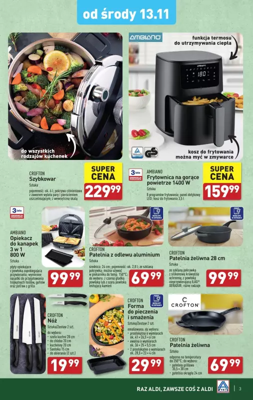 Aldi - gazetka promocyjna Aldi ma to coś! od środy 13.11 do soboty 16.11 - strona 3