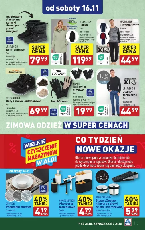 Aldi - gazetka promocyjna Aldi ma to coś! od środy 13.11 do soboty 16.11 - strona 7